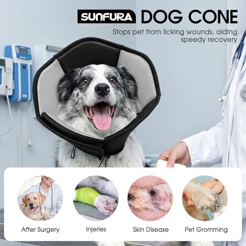 Dog Cones for Large Dogs Soft Dog Cone to Stop Licking