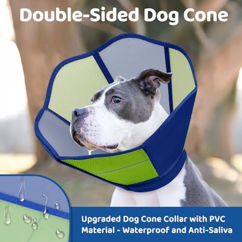 Dog Cones for Large Dogs, Soft Cone for Dogs to Stop Licking