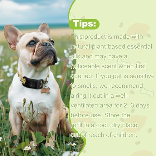 Natural Dog Tag for Flea & Tick Repels Waterproof Collar Pendant