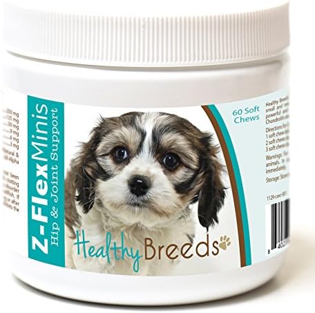 Healthy Breeds Cavachon Z-Flex Minis Hip and Joint Support Soft Chews 60 Count