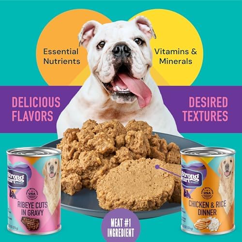 A Strong Heart Variety Pack, Chicken & Rice + Ribeye Cuts, 12pk