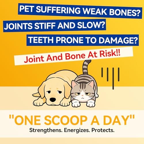 Eggshell Powder for Dogs & Cats Crushed Calcium Supplement