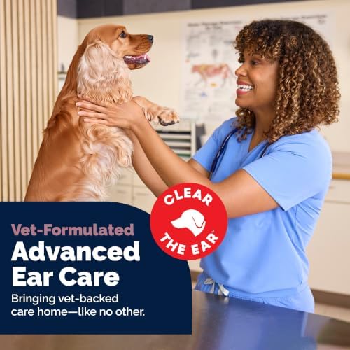 Vetnique Oticbliss Medicated Ear Drops for Dogs & Cats, Infection & Allergy (Ear Infection Drops)