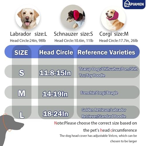 Dog Ear Covers,Dog Ear Muffs Noise Protection for Anxiety Relief