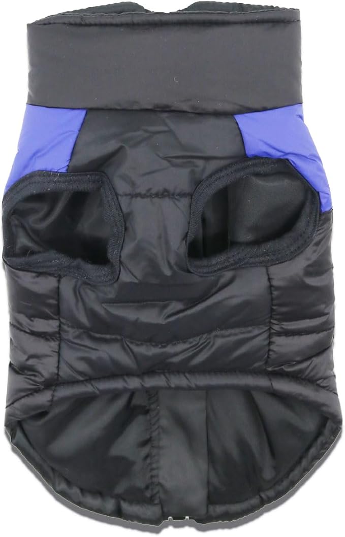 Small Dog Coats Warm Winter Jackets for Small Medium Dogs Puppy Cold Weather Coat Pet Clothes, Blue, Small