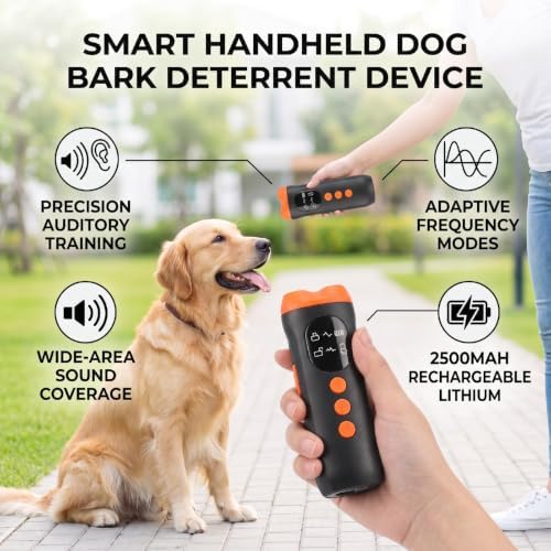 Smart Frequency Dog Bark Deterrent for Training,11.5cm