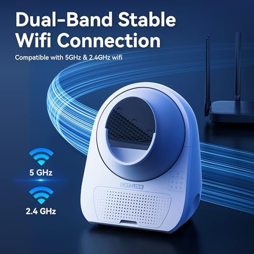 CATLINK Ultra Automatic Litter Box with AI Camera, Dual Band WiFi