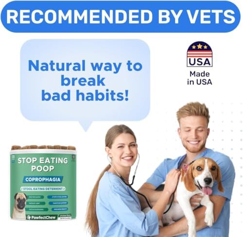 PAWFECTCHEW Coprophagia Deterrent for Dogs & Breath Aid Support