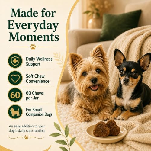 Weston Animal Airway Support Soft Chews for Small Breed Dogs 60 Count