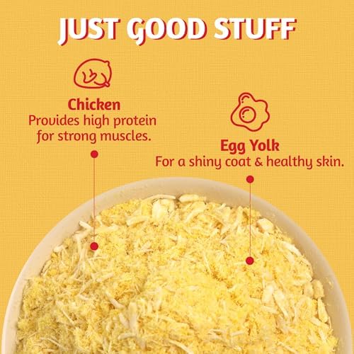 Just Try Chicken Egg Yolk Cats & Dogs Food Toppers, 4.23 oz