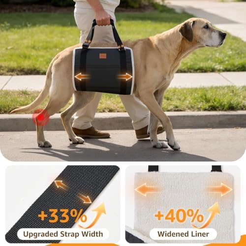Adjustable Heavy Duty Dog Lift Harness for Giant Dogs Hind Leg Support
