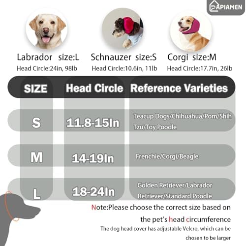 Dog Ear Covers,Dog Ear Muffs Noise Protection for Anxiety Relief