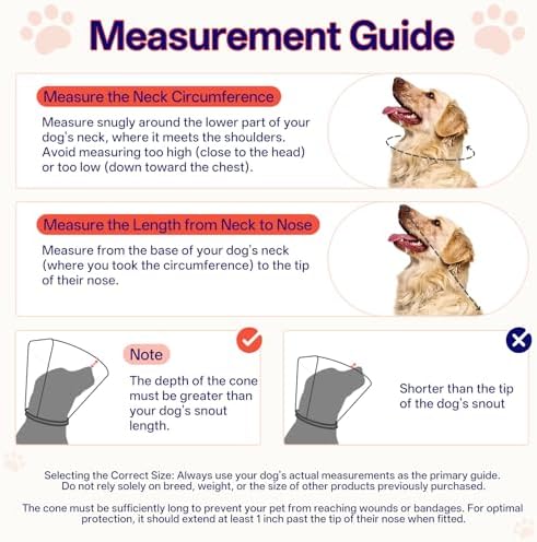Upgraded Dog Recovery Cone Collar, Adjustable Soft Transparent E-Collar for Large Medium Small Dogs, Post-Surgery Protective Elizabethan Neck Collar, Blue, L