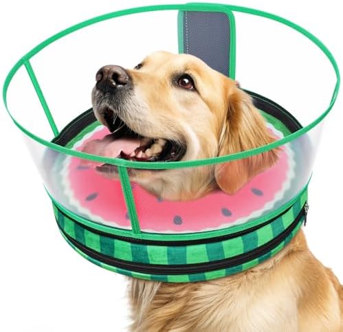 Dog Cone, No-Inflation Sponge Donut Collar for Dogs After Surgery