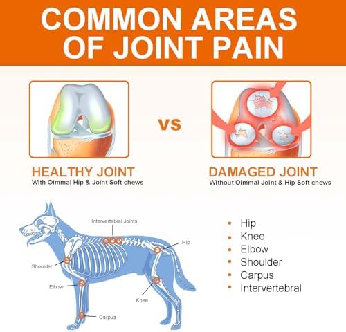 Hip and Joint Supplements Chews for Dogs, 30PCS Hip & Joint Care Tablets with Glucosamine, Chondroitin, Green-Lipped Mussels and Vitamins for Dog Joint Care (Duck Flavor)