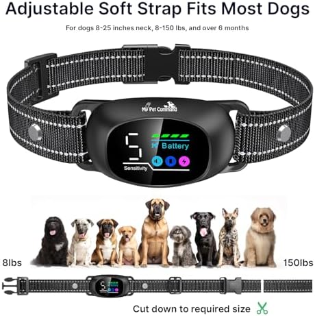 My Pet Command 2-1 Auto Dog Bark Collar with 300Ft Fob Remote, Xtra Remote