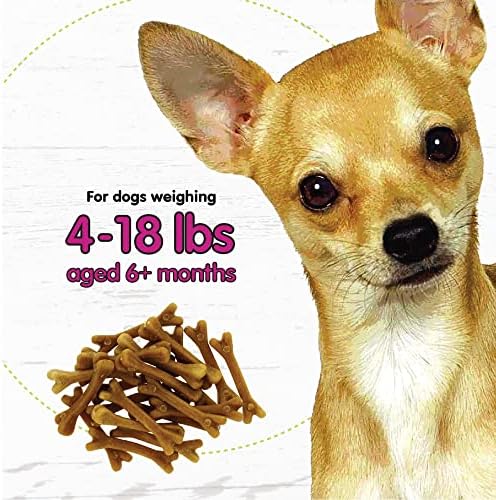 Fido Belly Bones for Dogs, Mini - 21 Count, Pack of 3 - Yogurt-Flavor Dental Treats for Small Dogs - Plaque & Tartar Control for Fresh Breath - Digestive Support - Made in USA (63 Total)
