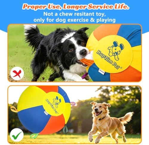 Hap Tim Upgraded Heavy Duty 25" Herding Ball for Dogs Thickened Bladder