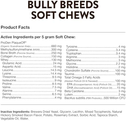 NaturVet Breed Specific Multivitamin for Bully Breed Dogs