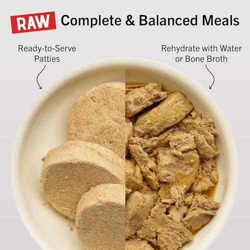 Stella & Chewy’s Freeze Dried Raw Dinner Patties – Grain Free Dog Food, Protein Rich Stella’s Super Beef Recipe – 5.5 oz