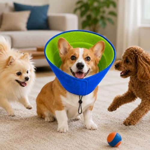 Soft Dog Cone Recovery Collars & Cones After Surgery for XXLarge Dogs