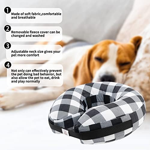 CuteBone Dog Recovery Cone for Small Medium Dogs & Cats
