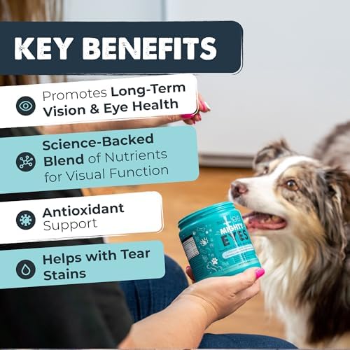 Mighty Paw Mighty Eyes Tear Stain Chews for Dogs, Made in USA, 120 Ct