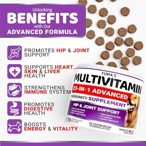 (2 Pack) Dog Multivitamin Chewable - 340 Ct - Dog Vitamins and Supplements