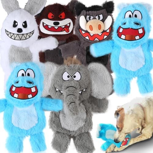 No Stuffing Squeaky Dog Toys Soft Plush for Small Medium Large Breed