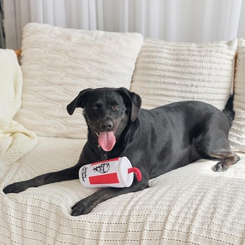 KFC Chicken Wrap Combo Meal – 3-Piece Dog Toy Set - Chicken Wrap, French Fries & Soda – Fun Food-Themed Crinkle & Squeaky Interactive Plush Toys for Medium and Large Dogs & Gentle Chewers