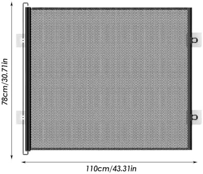 Gate for Cats Indoor Retractable Safety Mesh Barrier