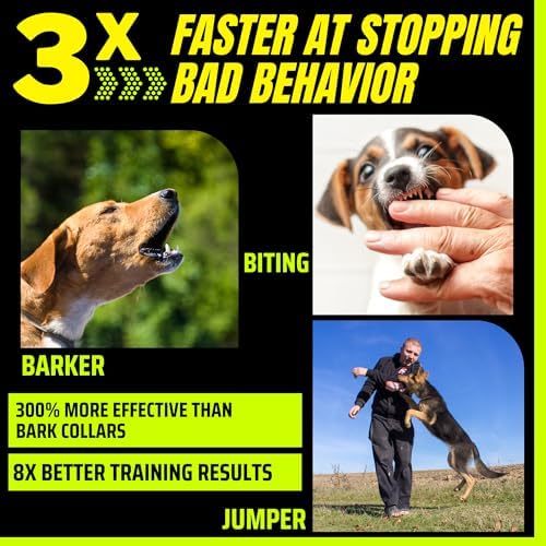 BarxBuddy 2nd Gen Dog Bark Deterrent Devices | Long Range Ultrasonic | Bark Collar Alternative | Dog Training Indoor/Outdoor | Rechargeable Anti Bark Device for Dogs (Black)