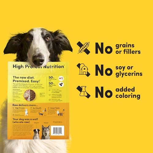 RawMix 50 Chicken Freeze-Dried Dog Food, 2 lb