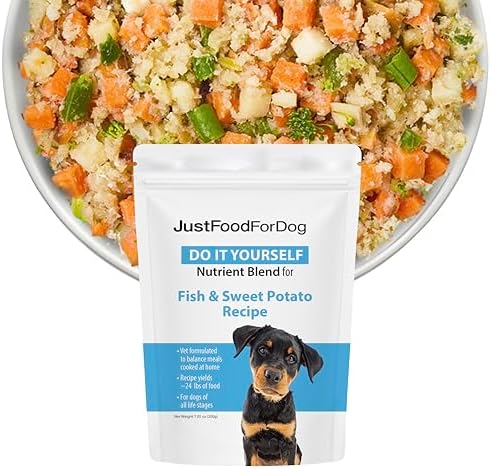 JustFoodForDogs Nutrient Blend, Dog Multivitamin Mix for Homemade Dog Food