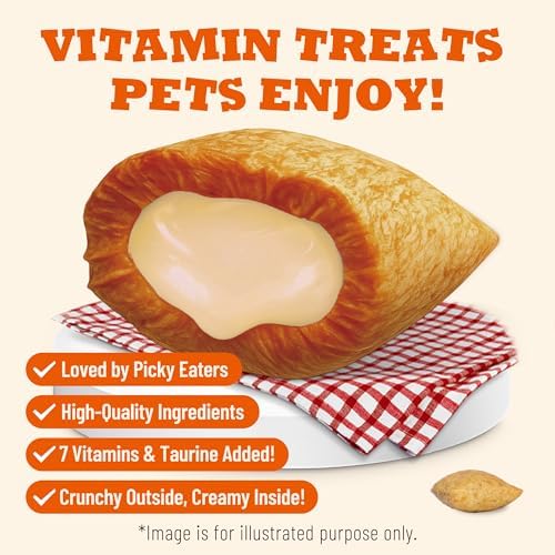 Cat Vitamins Treats with Taurine & Omega-3 13.05oz Chicken Taste