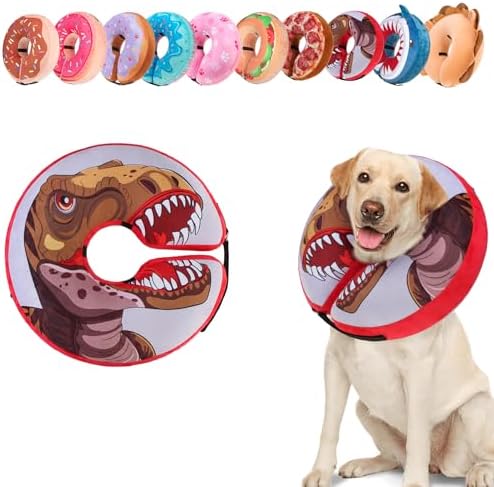 BEAUTYZOO Dog Cone Collar Alternative After Surgery,Pet Neck Donut E‑Collar