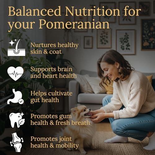 Multivitamins, Balanced Nutrition for Your Pomeranian, 90 Count, Made in the USA with Real Bacon