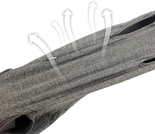 Dog Recovery Suit Abdominal Wound Puppy Surgical Clothes Post-Operative Vest Pet After Surgery Wear Substitute E-Collar & Cone(XL, Grey)