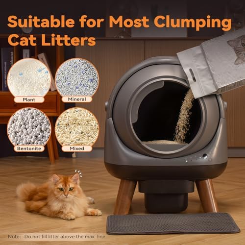 Smart G1 Automatic Self Cleaning Cat Litter Box for Multiple Cats