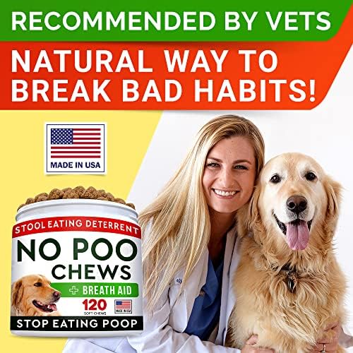 STRELLALAB No Poo Treats for Dogs - Coprophagia Stool Eating Deterrent