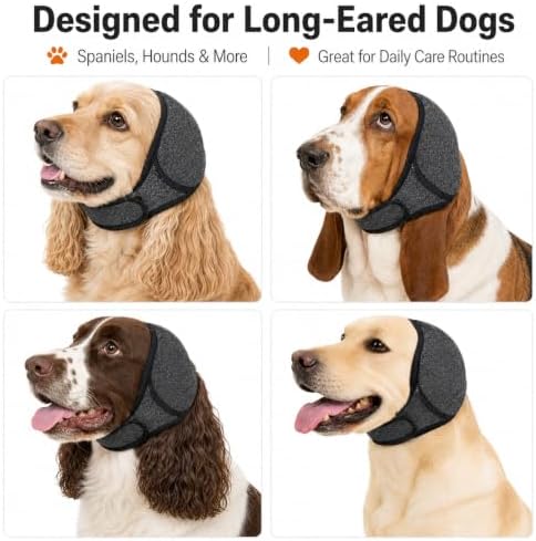 Dog Ear Muffs for Noise Protection, Anxiety Relief & Ear Care(S)(M)