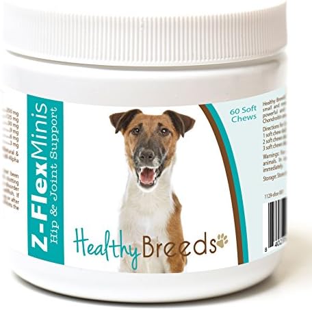 Healthy Breeds Smooth Fox Terrier Z-Flex Minis Hip and Joint Support Soft Chews 60 Count