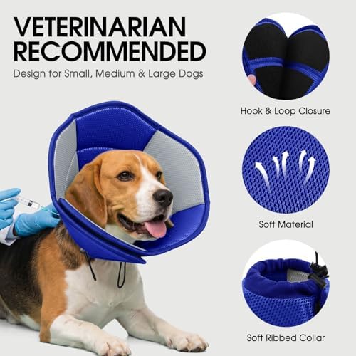 Dog Cones for Large Dogs Soft Dog Cone to Stop Licking