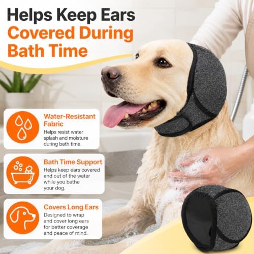 Dog Ear Muffs for Noise Protection, Anxiety Relief & Ear Care(S)