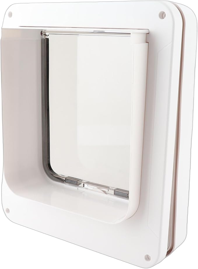 Smart Cat Door, Automatic Sensing with Collar Activated Pet Door for Home Indoor Use