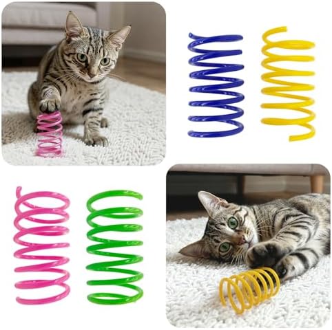 Cat Toys for Indoor Cats, 90 Pack Interactive Cat Spring Toys