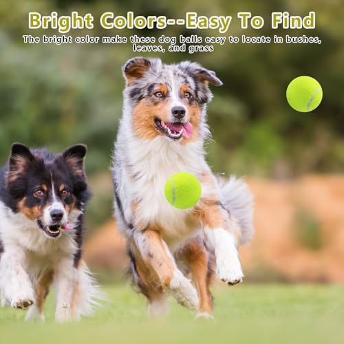 Magicorange Dog Tennis Balls, 90 Pack 2.5 inch Squeaky Tennis Balls