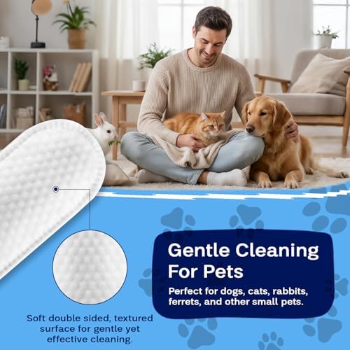 Dog Eye Wipes for Tear Stains, Discharge & Crust Unscented 50 Ct