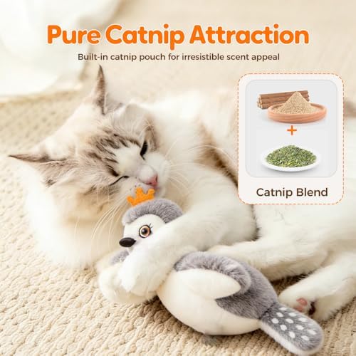 Flying Bat Dog Toy, 2026 Halloween Flapping Wings Interactive Bird Pet Toy