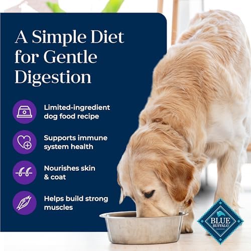 Blue Buffalo Basics Turkey Adult Skin & Stomach Care Dry Dog Food, 11 lb